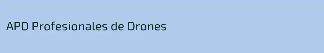 APD Profesionales de Drones